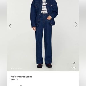 NWT - Sandro High Waisted Jeans - Size 36